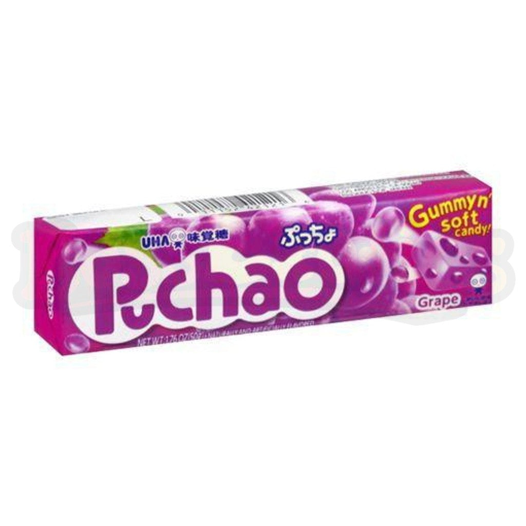 Puchao Grape Gummy n Soft Candy (50g): Japanese