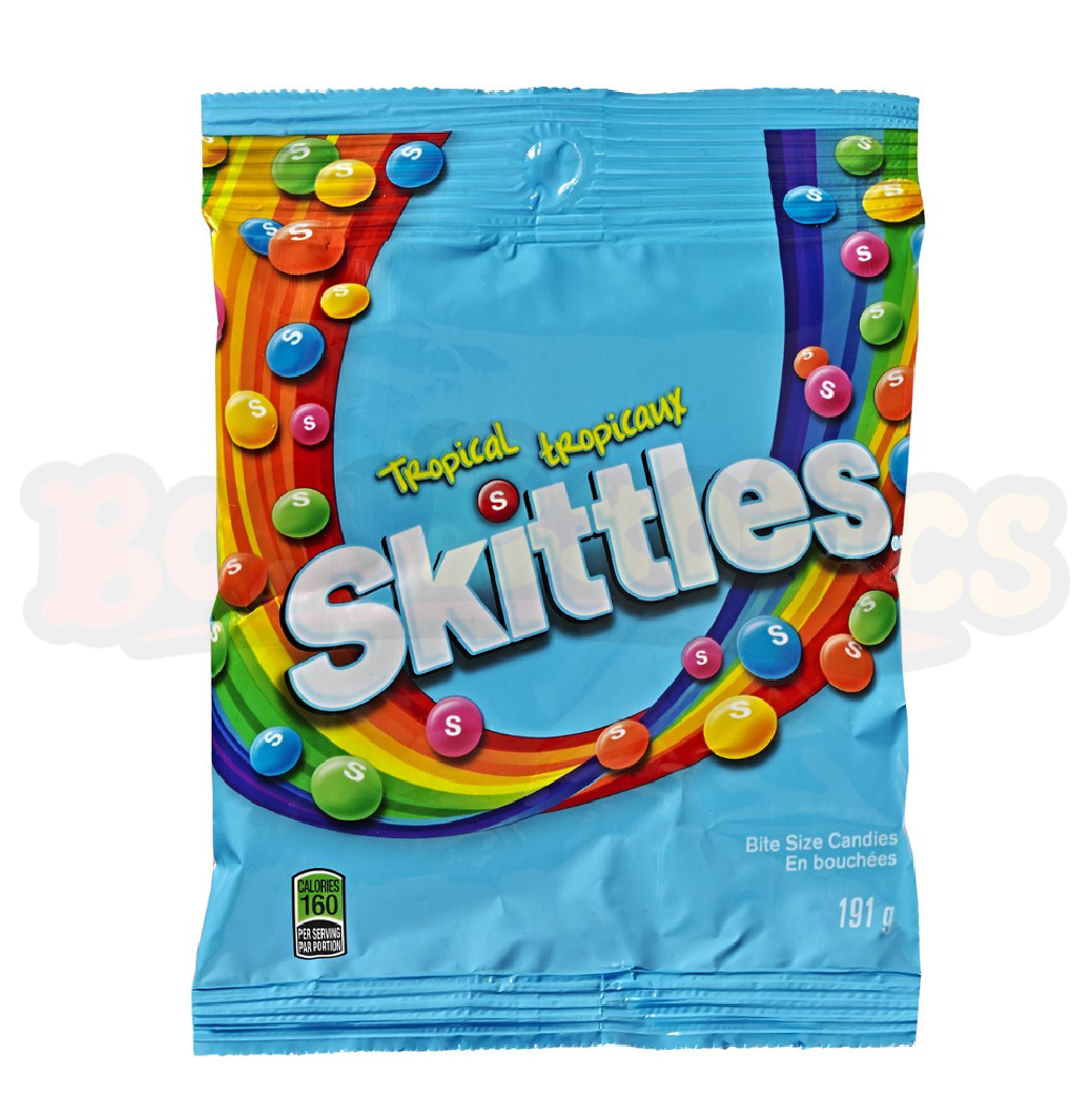 Skittles Tropical Hard Candy (191g): Canadian