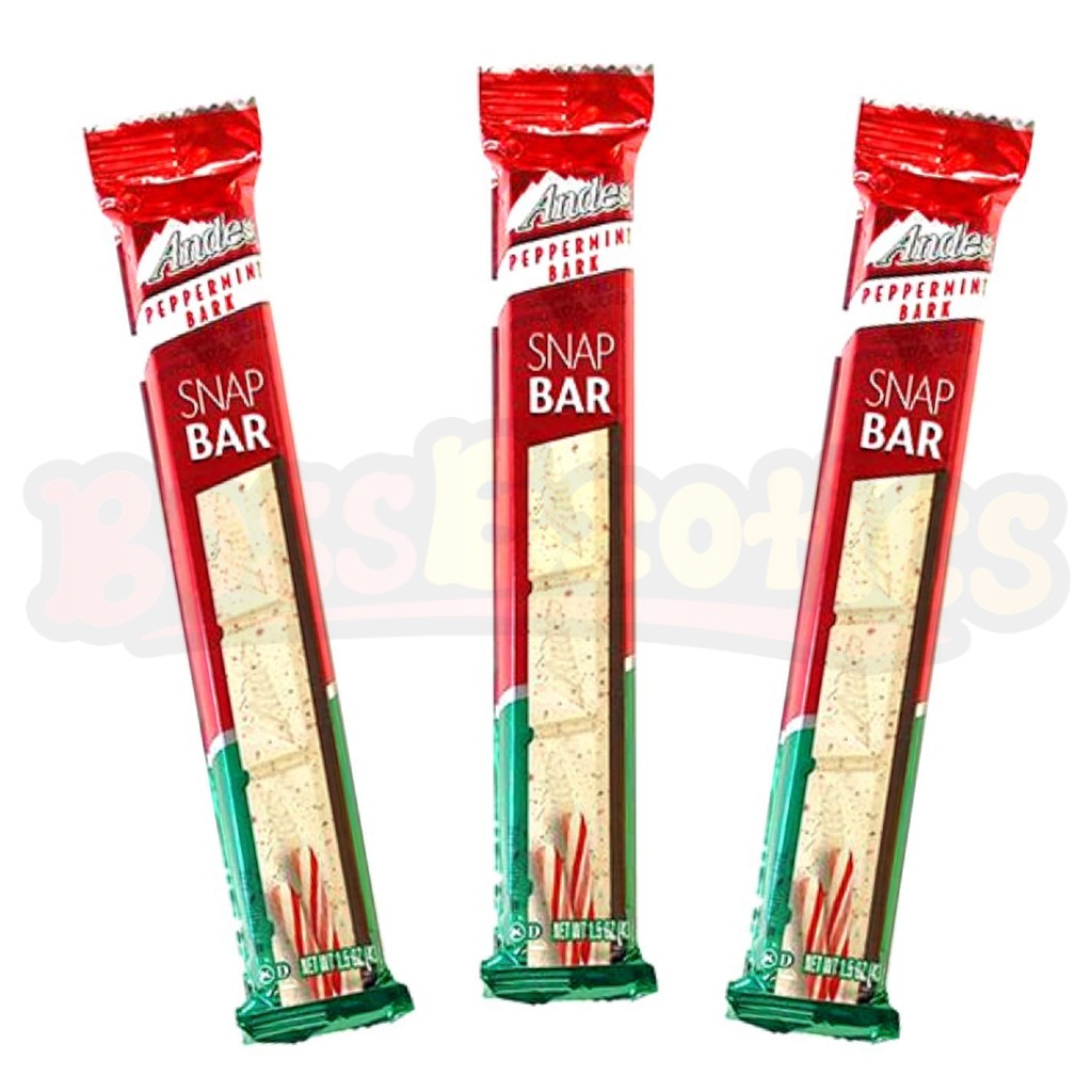 Andes Peppermint Bark Snap Bar (43g): American