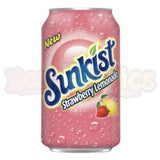 Sunkist Strawberry Lemonade (355ml): American